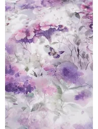 فستان ماكسي أورجانزا بحزام بربطة ياقة بطبعة مائية - 6