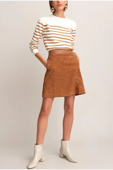 Organic Cotton Breton-Striped Jumper/Sweater