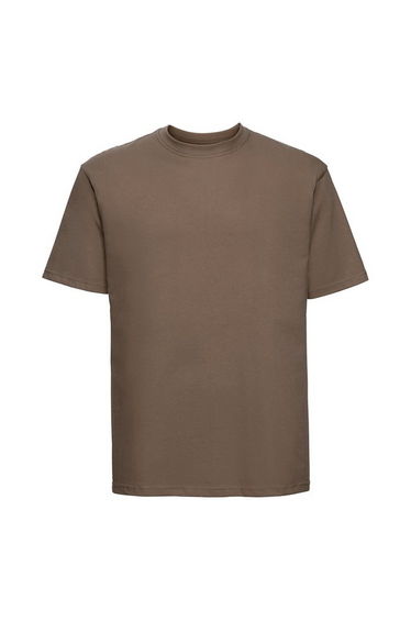Russell Mens Classic Ringspun Cotton T-Shirt - Mocha