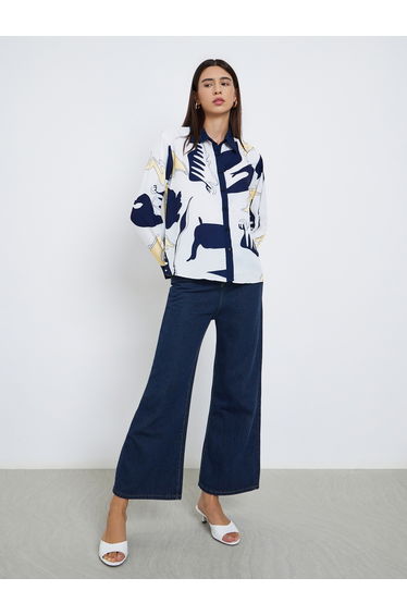 Printed Regular Fit Buttoned Shirt