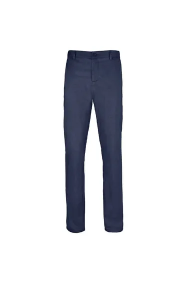 SOLS Mens Jared Stretch Slim Suit Trousers - French Navy