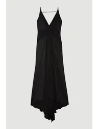 Viscose Georgette Woven Maxi Dress - 3