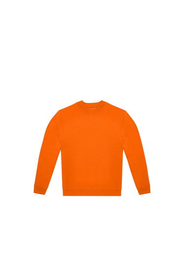 B&C Unisex Adult ID.332 Crew Neck Sweatshirt - Orange