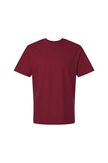 Gildan Unisex Adult Hammer Maxweight T-Shirt - Garnet