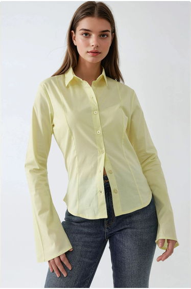 Fitted Long Sleeve Shirt