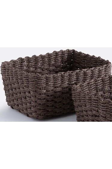 Set of 2 Alano Paper Rope Baskets
