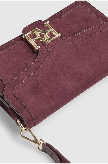 Burgundy Rr Flap Front Shoulder Bag product thumbnail 3
