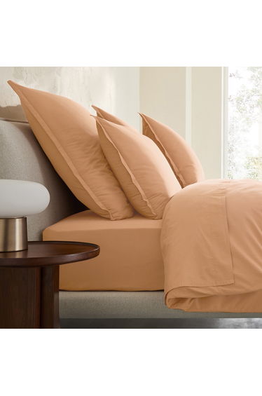 Sabbal Washed Cotton Percale Pillowcase