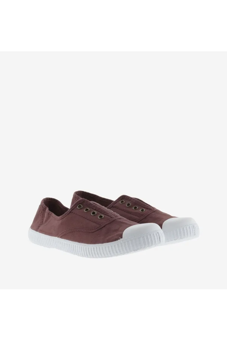 حذاء رياضي كانفاس - بني - 1