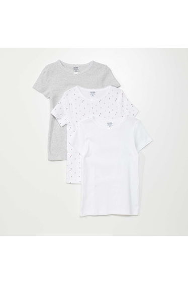 Pack of 3 T-shirts FLOWERS