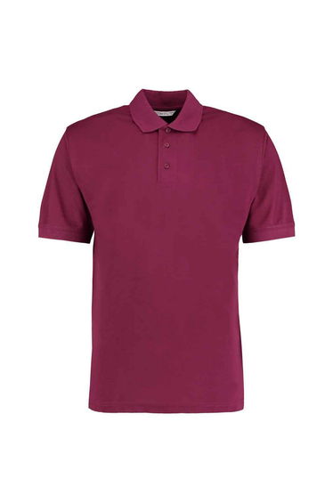 Kustom Kit Mens Klassic Piqué Polo Shirt - Burgundy