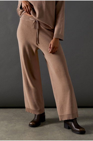 Knitted Tie Waist Trouser