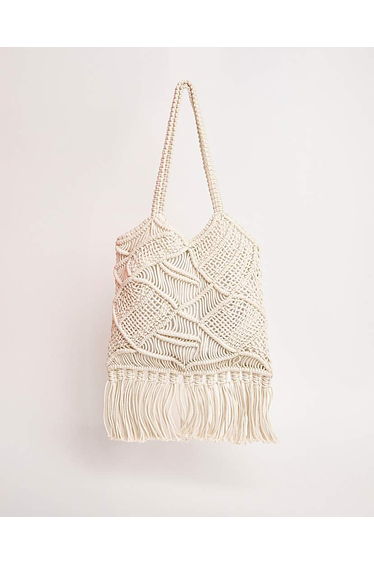 Macrame Tote Bag