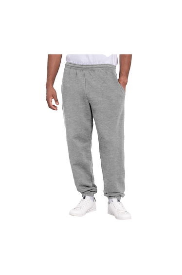 Fruit of the Loom Unisex Adult Iconic Premium Elasticated Cuff Jogging Bottoms - Athletic Heather