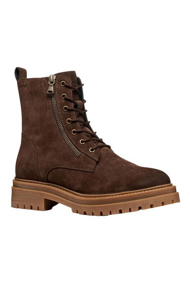 Geox Womens/Ladies D Iridea F Ankle Boots - Dark Brown