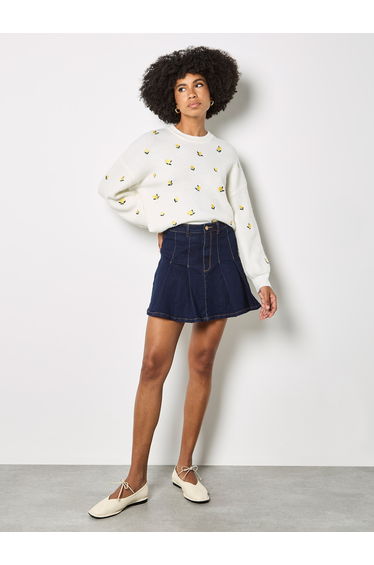 Embroidered Lemon Jumper