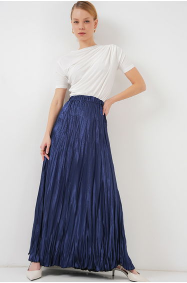 BDART Textured Maxi Skirt with Lining