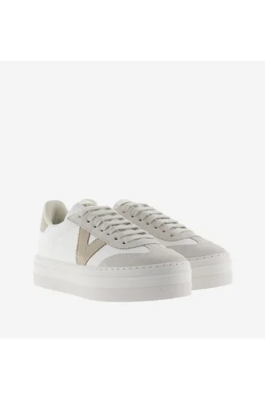 Barcelona Trainer White/Natural Platform