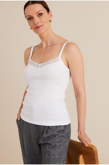 Cotton V-Neck Cami