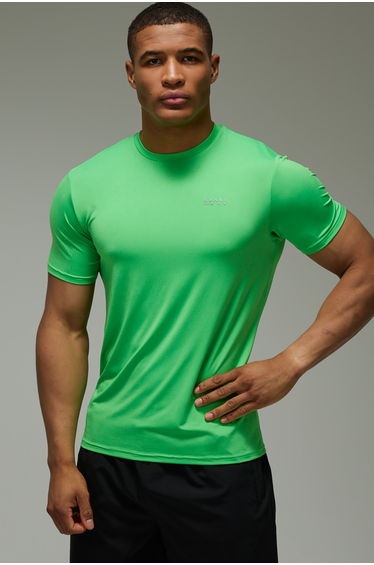 Man Active Regular Fit T-shirt - bright green