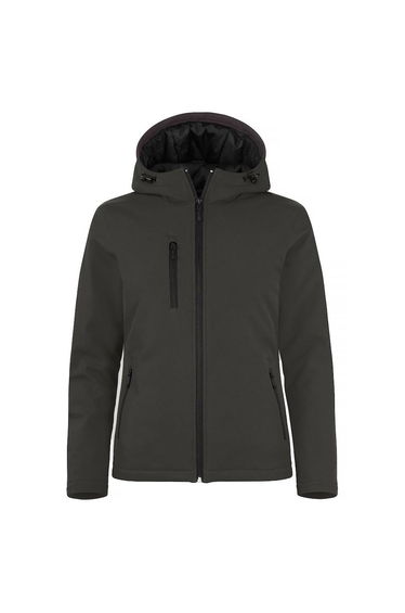 Clique Womens/Ladies Padded Soft Shell Jacket - Dark Grey