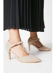 Good For The Sole: Wide Fit Emma Pointed Open Court Shoes