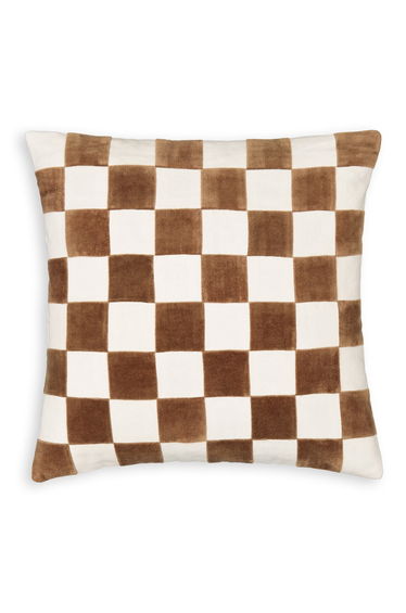 LysmÃ©e 40 x 40cm Checkerboard 100% Cotton Cushion Cover