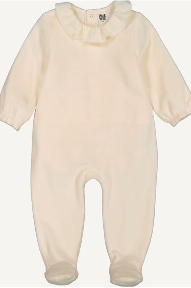 Customisable Velours Babygrow Pyjamas