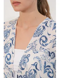 BDART Long Printed Viscose Kimono - 3