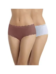 Pack of 2 Daily Cotton Lace Shorts