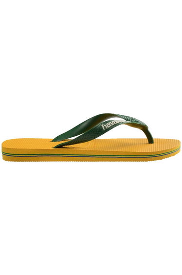 Brasil Logo Flip Flop Yellow