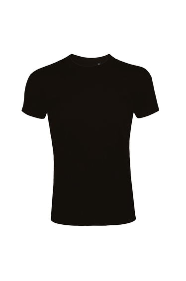 SOLS Mens Imperial Slim Fit Short Sleeve T-Shirt - Deep Black