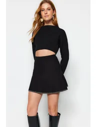 Skirt - Black - Mini - 2