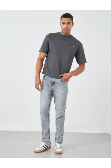 Mid Rise Slim Fit Faded Jeans