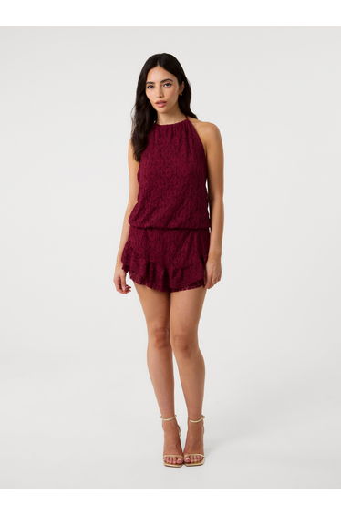 Lace Halterneck Top