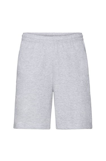 Fruit of the Loom Mens Lightweight Shorts - Heather Grey