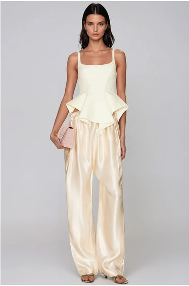 Haraldur Spaghetti Ruffle Pants Set, Pants