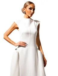 Paca Choker Sleeveless Maxi Dress - 12