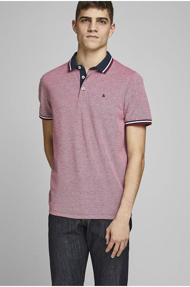 Cotton Pique Polo Shirt with Short Sleeves