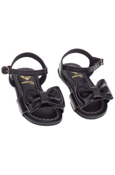 Back Strap Flat Sandals with Bow Detail