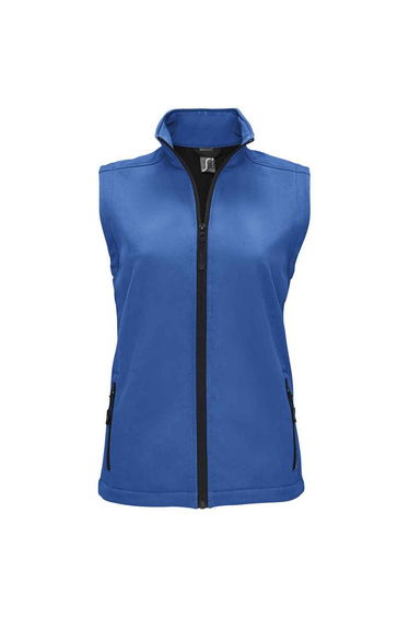 SOLS Womens/Ladies Race Softshell Gilet - Royal Blue