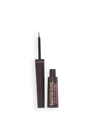 Revolution Master Flick Dip Liquid Eyeliner Mocha Brown