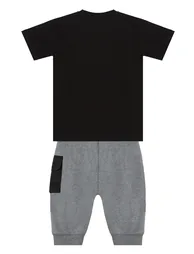 Bicycle Boy T-shirt Capri Shorts Set - 2