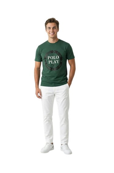 Men Graphic Logo Short Sleeve T-Shirt