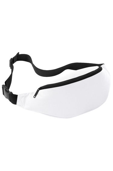 Bagbase Adjustable Belt Bag (2.5 Litres) - White