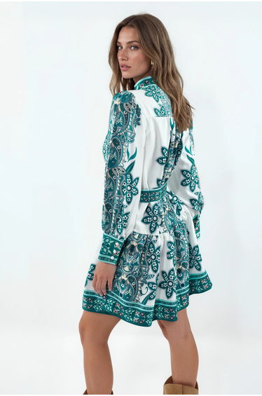 MSN Printed Belted Mini Dress product thumbnail 2