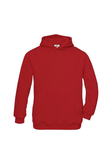 B&C Childrens/Kids Hoodie - Red