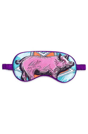 Silk Eye Mask / "Year Of The Pig"