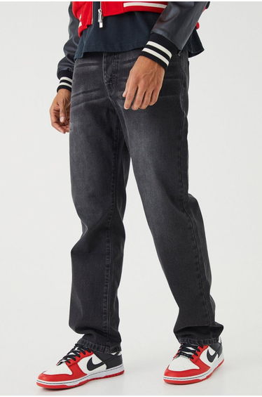Relaxed Rigid Jean - charcoal