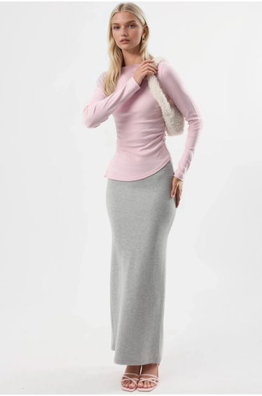 BUSEM Boat Neck Cotton Blouse